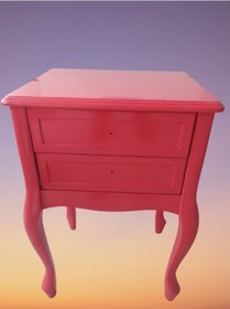 Resim Komodin Aslan Lükens Çekmece 1Adet Parla Kırmızı Renk Porselen Ku 