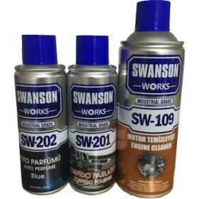 Resim Swanson Works Torpido + Oto Parfüm + Motor Temizleyici 