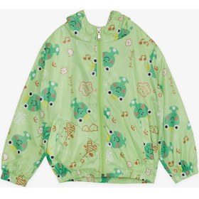 Resim Breeze Girls & Boys Erkek Çocuk Yağmurluk Prens Kurbağacık Desenli 1-5 Yaş, Fıstık Yeşili-fıstık Yeşili Fıstık Yeşili 