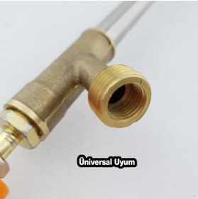 Resim Badem10 Mekanik Yeni Nesil Pulverizatör Püskürtücü 60 cm Basınçlı İlaçlama Sisleme Tabancası Pompası 1 Adet 