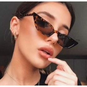 Resim Toz Vintage Gablaze Leopar 4 Taraflı Geniş Vintage&retro Gözlük 