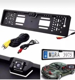 Resim Genel Markalar Car Geri Görüş Kamerası Plakalık Gece Görüş 4 Ledli Klavuz Çizgili 47905- Plakalık47905 