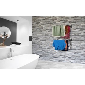 Resim Biricik Kapı Arkası 2 Katlı Çamaşır Kurutmalık Siyah 