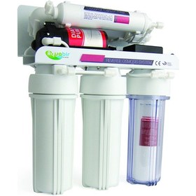 Resim Aquabir 5 Filtreli Çift Karbon Filtreli Su Arıtma Cihazı Lg Mebranlı Pompalı 