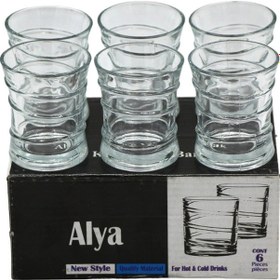 Resim 6'lı Shot, Kahve Yanı Su Bardağı 6 Adet Alya 49cc 001 
