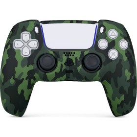 Resim Cosmostech Ps5 Dualsense Joystick Koruyucu Silikon Kılıf Army Yeşil - Yüksek Kaliteli, Esnek, Army Yeşil Desenli Kaplama 