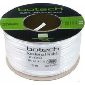 Resim Botech Rg6/u 4K Çanak Anten Uydu Kablosu 100 Mt. 