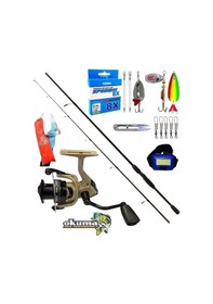Resim Okuma Outrax 3000 244cm 15-40gr Okuma Wave Power Turna Spin Olta Takımı Seti 
