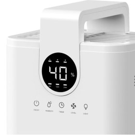 Resim tekoo Mini Nem Alma Cihazı Çok Amaçlı LED Ekranlı - 230ML/Gün 1L Hazneli - Beyaz 