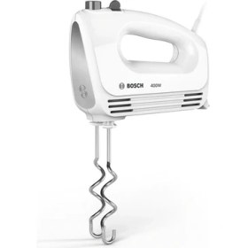 Resim Bosch MFQ24200 El Mikseri CleverMixx 400 W Beyaz, Fırçalanmış paslanmaz çelik 