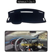 Resim Renault Clio 5torpido Koruma Halısı Siyah Kenar 