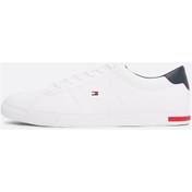 Resim Tommy Hilfiger Erkek Beyaz Erkek Spor Ayakkabı Fm0fm04047ybr-beyaz 