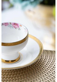 Resim Acar Daabria 6 Kişilik Beyaz Kahve Fincanı Takımı - 90 Ml 