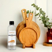 Resim INBORNLUCK Gıda Sınıfı Maden Yağı Kesme Tahtaları için - 9oz Toksik Olmayan Kasap Blok Yağı, Doğal Ahşap Kondisyonlayıcı ve Bambu, Tika & Ahşap Koruyucu - Bitişi Geri Yükler, Çatlama Önler ve Nem Emir 