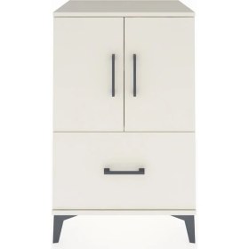 Resim Hyperion Komodin 2 Raflı Tek Çekmeceli 2 Kapaklı 60X44X96 Aytaşı-Aytaşı 