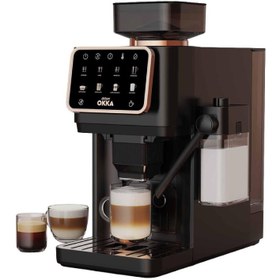 Resim Arzum OK0042 Okka Barista Pro Tam Otomatik Espresso Kahve Makinesi, Siyah Bakır 