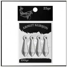 Resim 25gr - 100gr Paket Dip Kurşunu - Armut Olta Kurşunu - Sun.137 