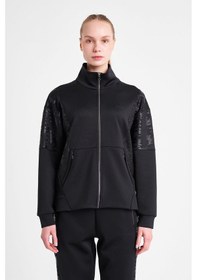Resim Lescon Kadın Fermuarlı Sweatshirt 25n-2129 Siyah 