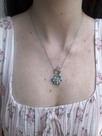 Resim Mavi Idyllia Kolye 