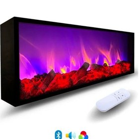 Resim Dekoratif Elektrikli Şömine 120x25x15 Cm - Arif Şömine 