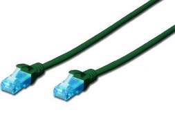 Resim BC-U5005G Beek CAT. 5E Patch Kablo, UTP, 0.5 metre, AWG 26, Yeşil Renk 