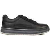 Resim Greyder 16380 Siyah Deri Erkek Günlük Deri Sneaker Ayakakbı 