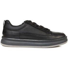 Resim Greyder 16380 Siyah Deri Erkek Günlük Deri Sneaker Ayakakbı 