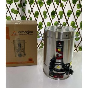 Resim 40 Bardak Elektrikli Semaver Gümüş Renkli, Pratik ve Şık Tasarım 