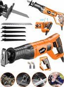 Resim Dragro GRZ-tlk9000 Turuncu 5 Uç 9000 Sjs 6 Kademe Devir Ayarli Bakir Sargili Beton Tuğla Kemik Kesme Tilki Kuyruğu 