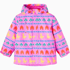 Resim Printed Kız Çocuk Kayak Montu Pembe - Pembe / Y 4/5 