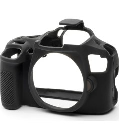 Resim EasyCover Canon 4000D Silikon Kılıf ECC4000DB (Siyah) 