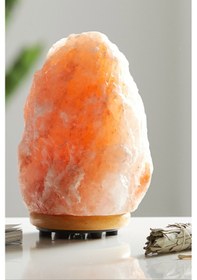 Resim Doğal Himalaya Tuz Lambası 3-4 Kg 1,50 Mt Açma Kapama Düğmeli Kablo + Ampül 1. Kalite 