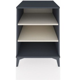 Resim Kronos Komodin 2 Raflı 60x59x80 Antrasit-aytaşı Antrasit 