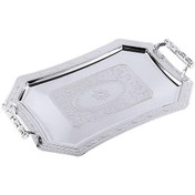 Resim Suntek Ev Mutfak Yemeği Için Paslanmaz Çelik Desen Tepsi 