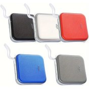 Resim Sunshine022 40 Siyah Cd Dvd Saklama Çantası Fermuarlı Seyahat Ve Araç İçin Disk Kutusu 