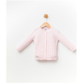 Resim %100 Pamuk Triko Kız Bebek Hırka 13721 001 