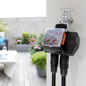 Resim Dora Shopping 8488 Dual Select, 2 Çıkışlı Otomatik Tımer, 98 Programlı, Sulama Zamanlayıcısı 