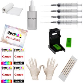 Resim Duruınk Hp Deskjet 4200 4278 (653) Kartuş Dolum Seti 5 Li Set 5X100ML 