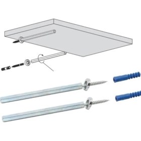 Resim İlka Gizli Raf Tutucu 8MMX10CM Takım 