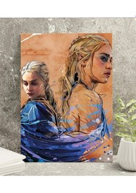 Resim Daenerys Targaryen Ahşap Tablo 4mm 