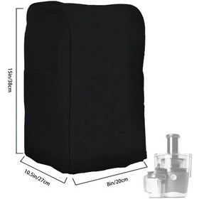 Resim Tongdashop 1 Adet 11-14 Kapaklı Mutfak Robotu Toz Kılıfı 20x27x38cm Siyah Pratik 