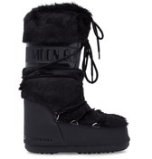 Resim Moon Boot Icon Faux Fur Kadın Kar Botu-14089000BLK 