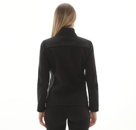 Resim Skechers W Fitted Softshell Turtle Neck Jacket Kadın Ceket Siyah 