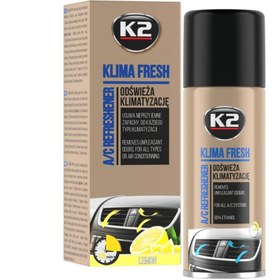 Resim K2 KLIMA FRESH Lemon(limon aromalı) Klima Koku Giderici 150 ML 