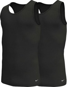 Resim NIKE NIKE Erkek Marka Logolu Günlük Kullanıma Uygun Siyah Atlet NQ00KE1274 001 