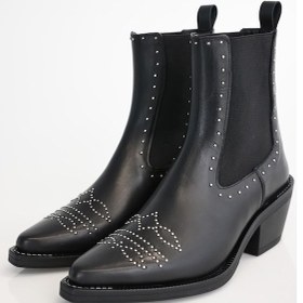 Resim Siyah Troklu Western 124409 Siyah 