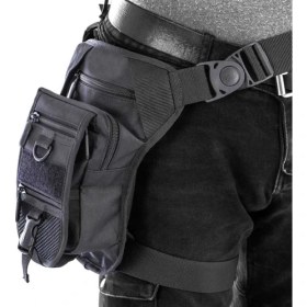 Resim Case Club Tactical Siyah Bel ve Bacak Çantası Darbe Emici 
