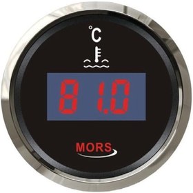 Resim Mors Dijital Hararet Göstergesi 12-24 Volt Siyah 