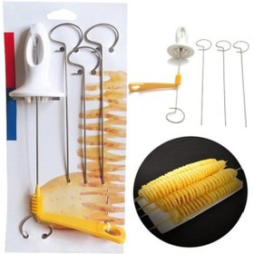 Resim shopwave CML Çubukta Şekilli Twister Patates Cips Yapma Aparatı Aleti (5047) 