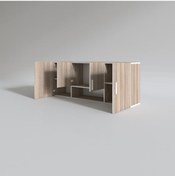 Resim Kenzlife hazır mutfak floro22 crd 060*150*22 mutfak banyo dolabı kapaklı raflı 